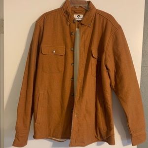 Men’s Outerwear Lined Button-Down